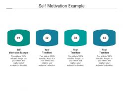 Self motivation example ppt powerpoint presentation model visuals cpb