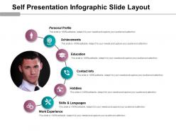 Self Presentation Infographic Slide Layout Powerpoint Guide