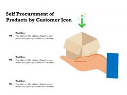 Self Procurement Of Products By Customer Icon