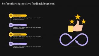 Self Reinforcing Positive Feedback Loop Icon