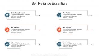 Self Reliance Essentials In Powerpoint And Google Slides Cpb