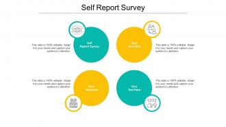 Self report survey ppt powerpoint presentation styles inspiration cpb