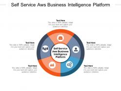 Self service aws business intelligence platform ppt powerpoint presentation icon good cpb