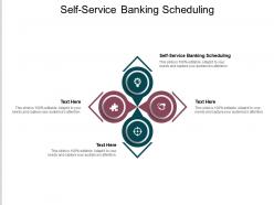 Self service banking scheduling ppt powerpoint presentation summary demonstration cpb