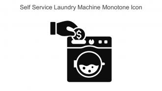 Self Service Laundry Machine Monotone Icon In Powerpoint Pptx Png And Editable Eps Format