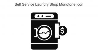 Self Service Laundry Shop Monotone Icon In Powerpoint Pptx Png And Editable Eps Format