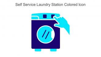 Self Service Laundry Station Colored Icon In Powerpoint Pptx Png And Editable Eps Format