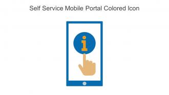 Self Service Mobile Portal Colored Icon In Powerpoint Pptx Png And Editable Eps Format