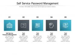 Self service password management ppt powerpoint presentation portfolio elements cpb