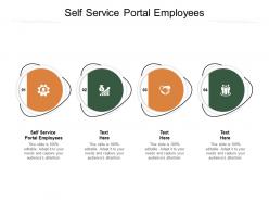 Self service portal employees ppt powerpoint presentation show deck cpb