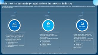 Self Service Technology Applications In Tourism Industry