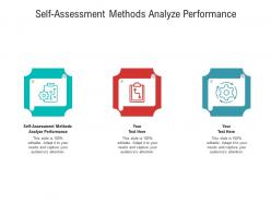Selfassessment methods analyze performance ppt powerpoint templates cpb