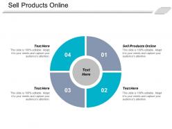 Sell products online ppt powerpoint presentation infographic template graphics template cpb