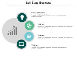 Sell saas business ppt powerpoint presentation styles examples cpb