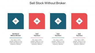 Sell Stock Without Broker Ppt Powerpoint Presentation Summary Background Cpb