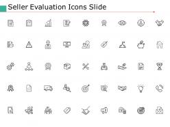 Seller evaluation icons slide ppt powerpoint presentation file icon