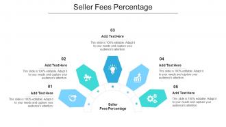 Seller Fees Percentage Ppt Powerpoint Presentation Infographic Template Icon Cpb
