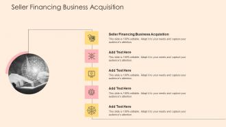 Seller Financing Business Acquisition In Powerpoint And Google Slides Cpb