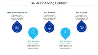 Seller Financing Contract Ppt Powerpoint Presentation Infographics Graphic Cpb