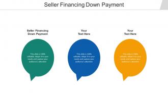 Seller financing down payment ppt powerpoint presentation visual aids styles cpb