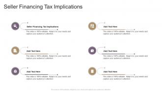 Seller Financing Tax Implications In Powerpoint And Google Slides Cpb