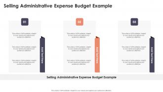 Selling Administrative Expense Budget Example In Powerpoint And Google Slides Cpb