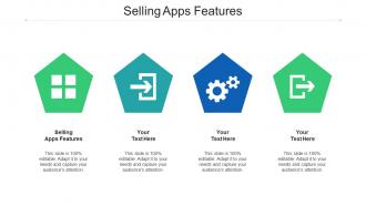 Selling Apps Features Ppt Powerpoint Presentation Outline Format Cpb