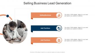 Selling Business Lead Generation In Powerpoint And Google Slides Cpb