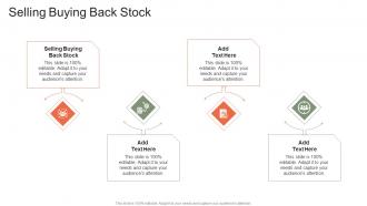 Selling Buying Back Stock In Powerpoint And Google Slides Cpb