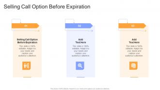 Selling Call Option Before Expiration In Powerpoint And Google Slides Cpb