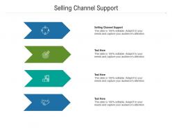 Selling channel support ppt powerpoint presentation ideas graphics example cpb