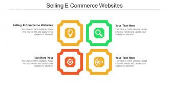 Selling e commerce websites ppt powerpoint presentation slides aids cpb