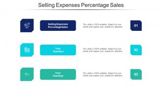 Selling Expenses Percentage Sales Ppt Powerpoint Presentation Portfolio Cpb