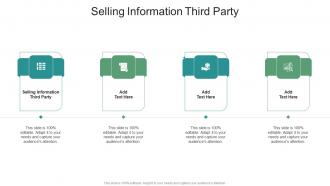 Selling Information Third Party In Powerpoint And Google Slides Cpb