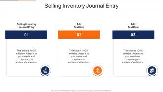 Selling Inventory Journal Entry In Powerpoint And Google Slides Cpb