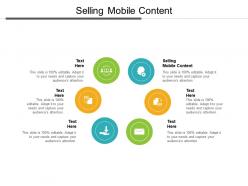Selling mobile content ppt powerpoint presentation styles inspiration cpb