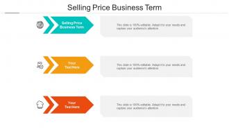 Selling price business term ppt powerpoint presentation portfolio information cpb