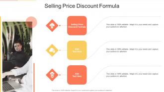 Selling Price Discount Formula In Powerpoint And Google Slides Cpb