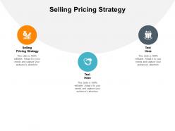 Selling pricing strategy ppt powerpoint presentation visual aids inspiration cpb