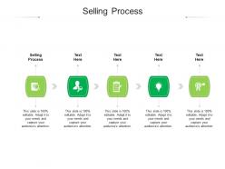 Selling process ppt powerpoint presentation layouts influencers cpb
