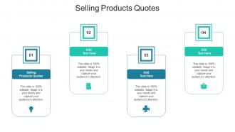 Selling Products Quotes In Powerpoint And Google Slides Cpb