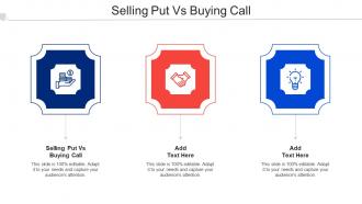 Selling Put Vs Buying Call Ppt Powerpoint Presentation Information Cpb