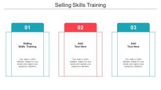 Selling Skills Training Ppt Powerpoint Presentation Slides Download Cpb