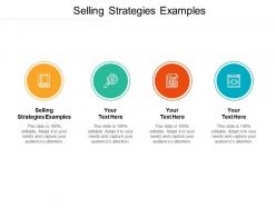Selling strategies examples ppt powerpoint presentation layouts samples cpb