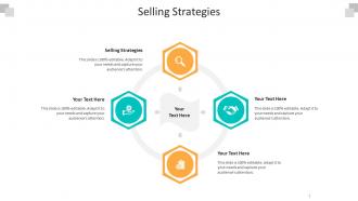 Selling strategies ppt powerpoint presentation professional graphics cpb