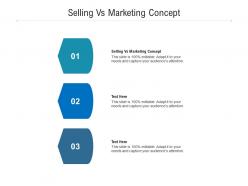 Selling vs marketing concept ppt powerpoint presentation layouts background image cpb