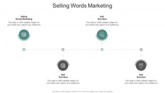Selling Words Marketing In Powerpoint And Google Slides Cpb