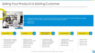 Selling Your Products To Existing Customer Cross Selling And Upselling Playbook