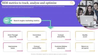 SEM Metrics To Track Analyze And Search Engine Marketing To Generate Qualified Traffic MKT SS