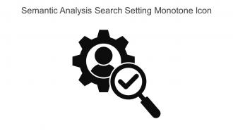 Semantic Analysis Search Setting Monotone Icon In Powerpoint Pptx Png And Editable Eps Format